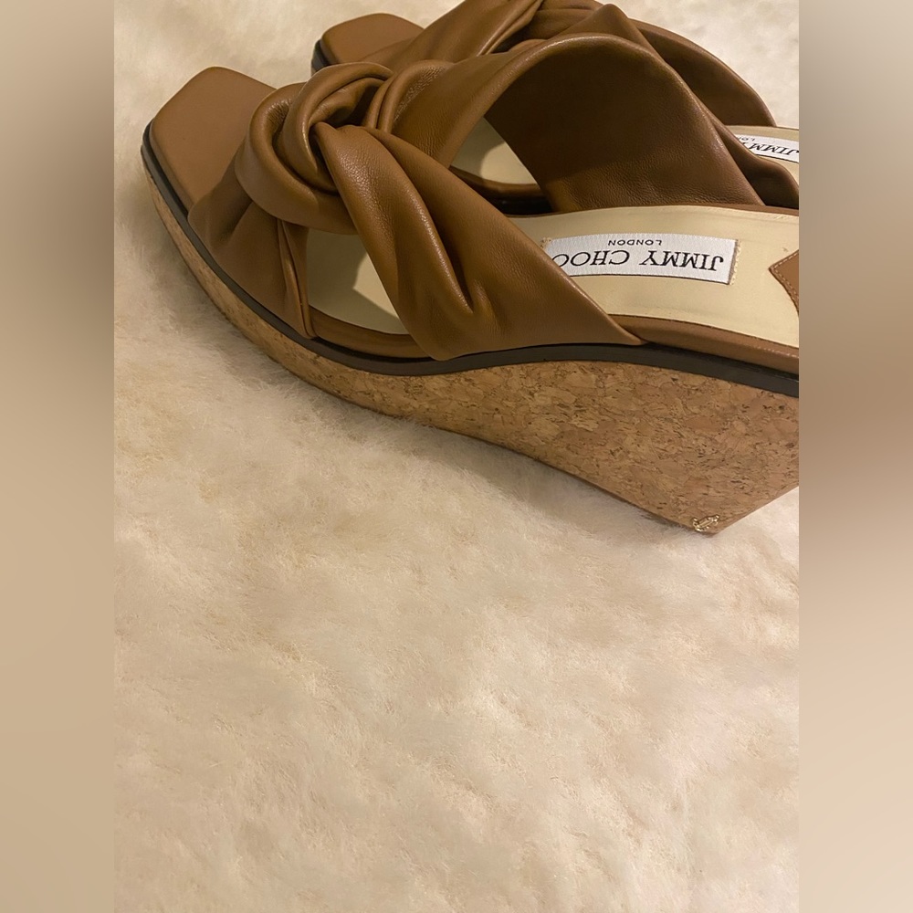 Jimmy Choo Narisa Twist Platform Wedge Sandal - Picture 6 of 10